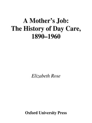 cover image of A Mother's Job